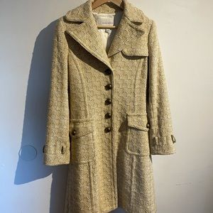 Banana Republic Tweed Dress Coat Elegant